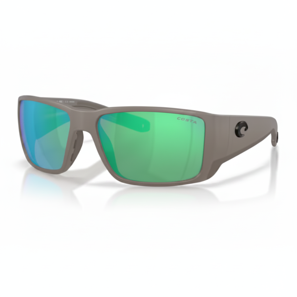 Sport Sunglasses Light Gray Green Mirror Product Photo