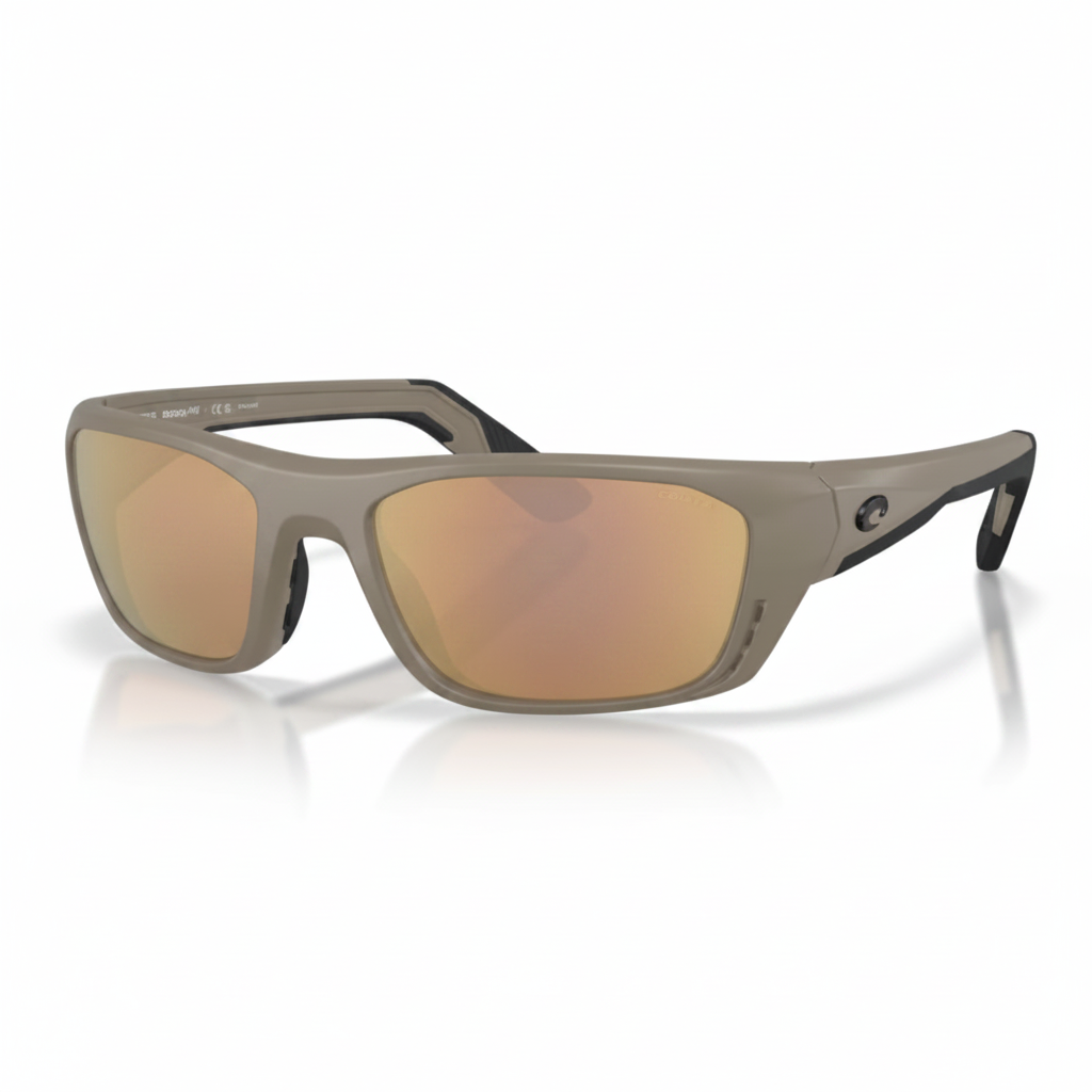 Sport Sunglasses Tan Frame Copper Mirror 1:1
