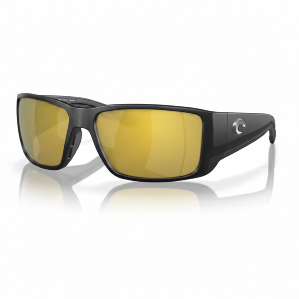 Sport Sunglasses Yellow-Gold Mirror Product Photo