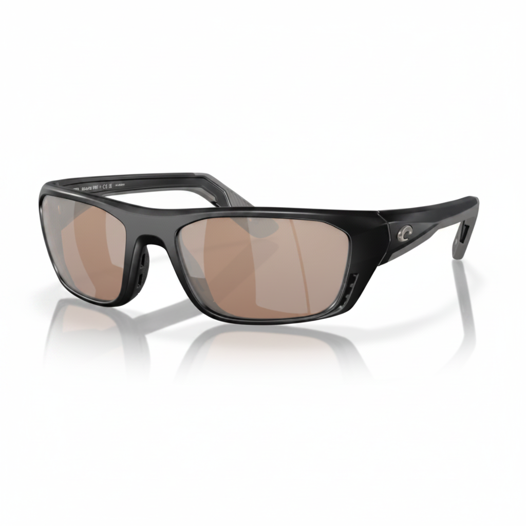 Sunglasses Black Frame Copper Mirror 1:1
