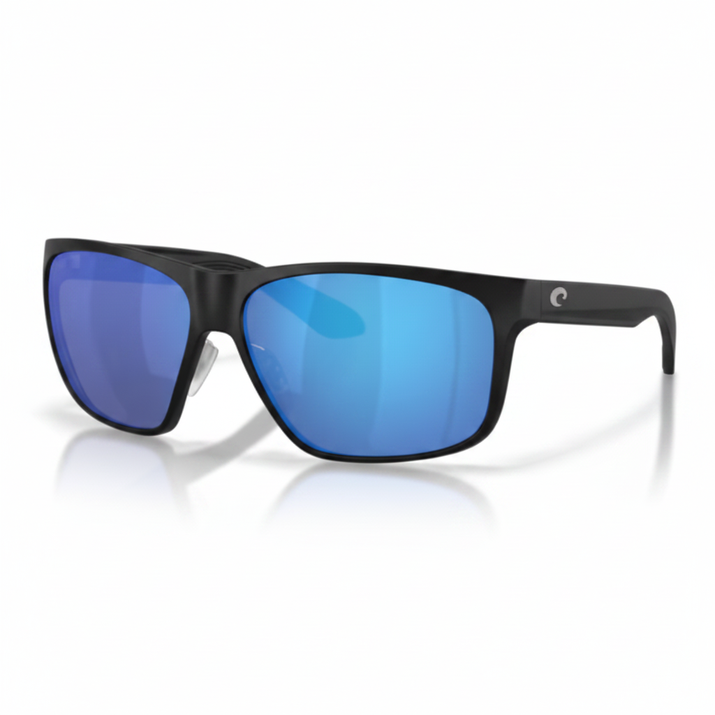 Sunglasses Matte Black Blue Mirror 1:1 Product Image