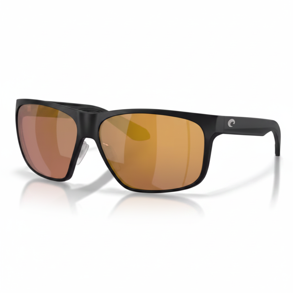 Sunglasses Matte Black Gold Mirror 1:1 Product Image