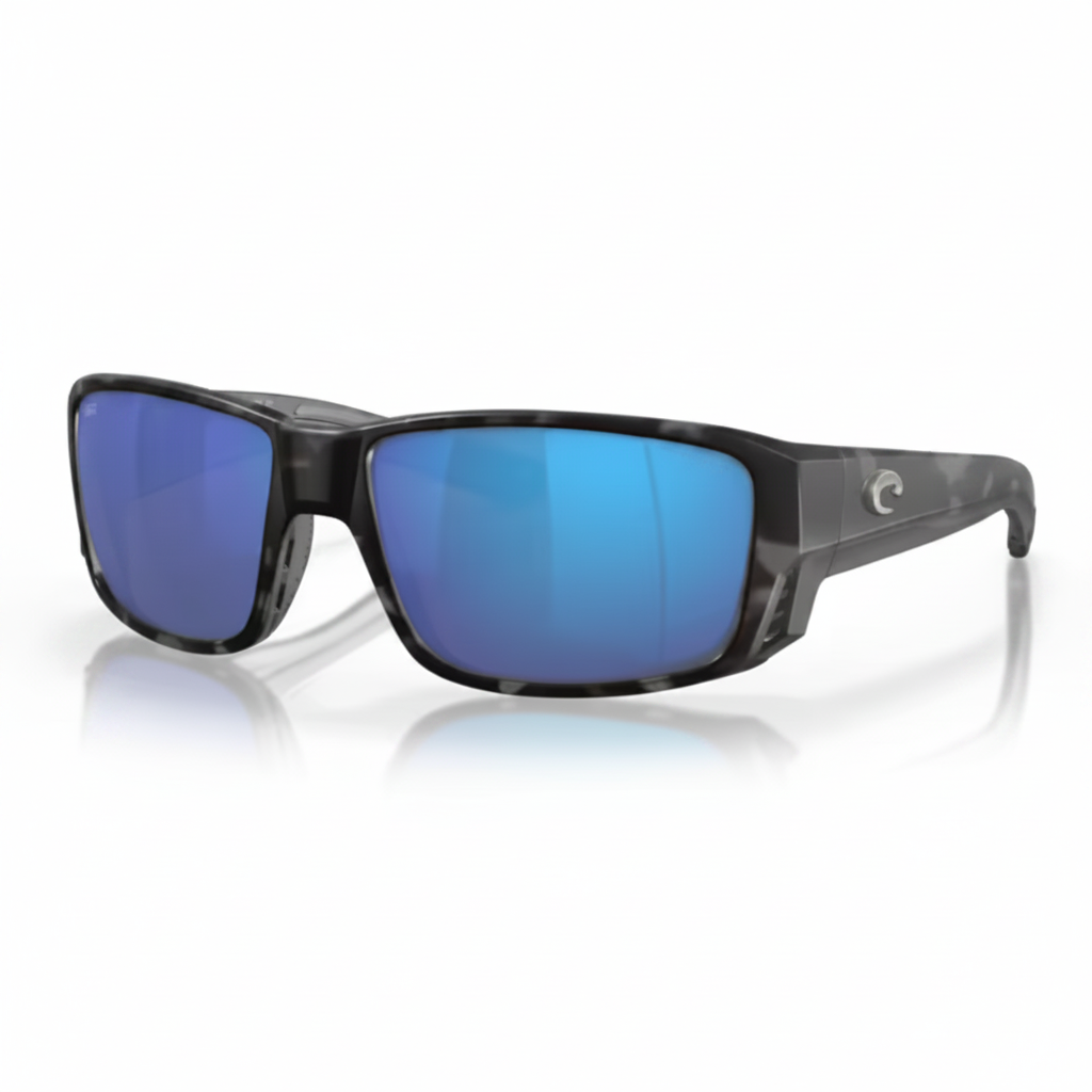 Sunglasses Ocean Camo Blue Mirror Rectangular Sport 1:1 Product Image