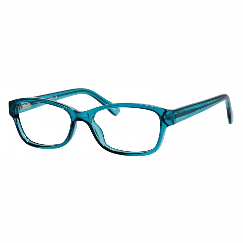 Teal Crystal Eyeglasses 1:1