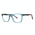Teal Square Eyeglasses 1:1