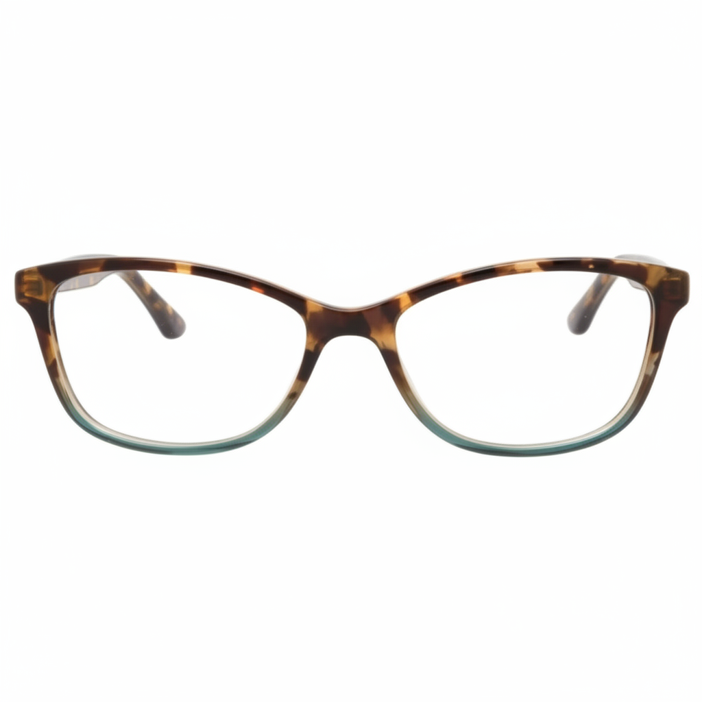 N.Y. Eye Enhance 4129 tortoise tea eyeglasses size 53-15-140 lens height 36mm