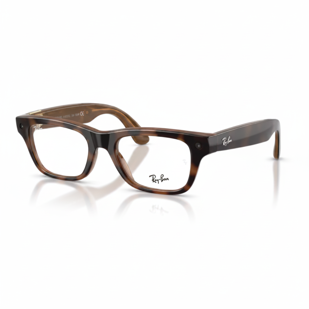 Tortoiseshell Frame Clear Lens Glasses Product Image