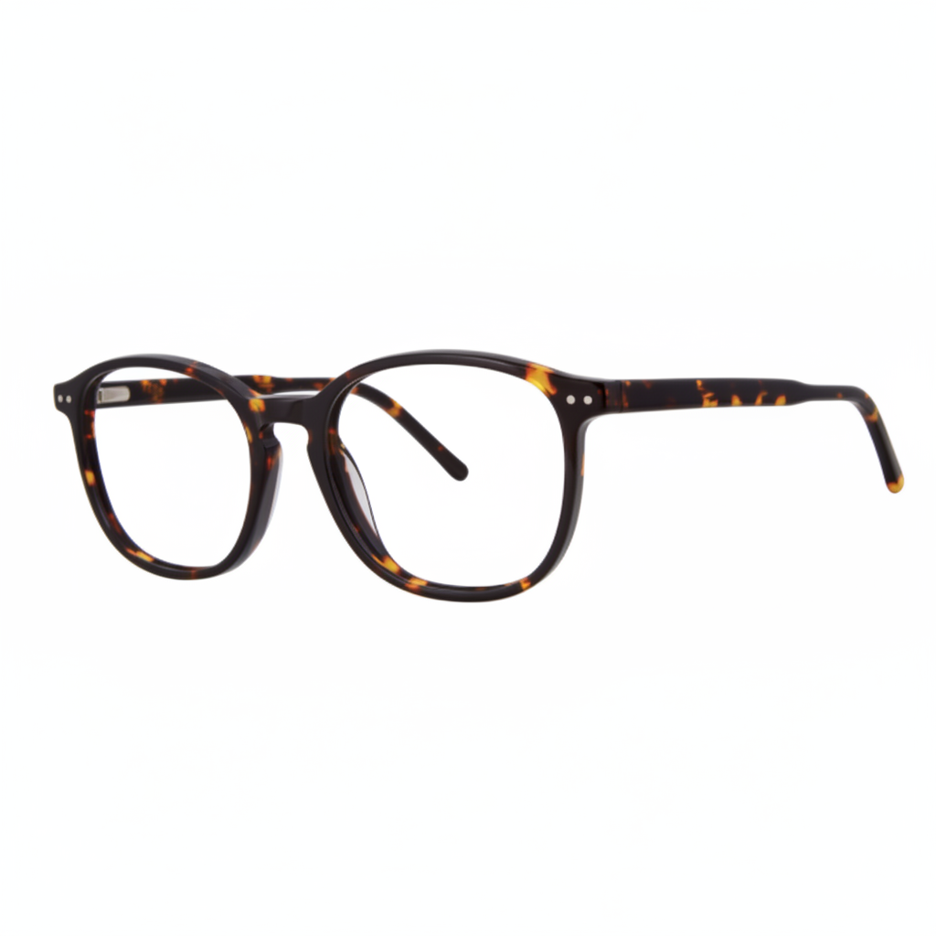 Tortoiseshell Round Frame 1:1