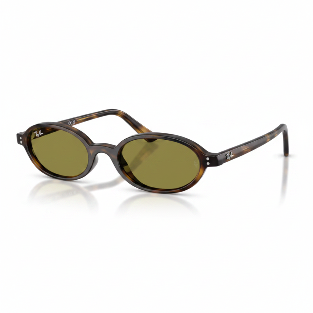 Tortoiseshell Small Oval Sunglasses 1:1