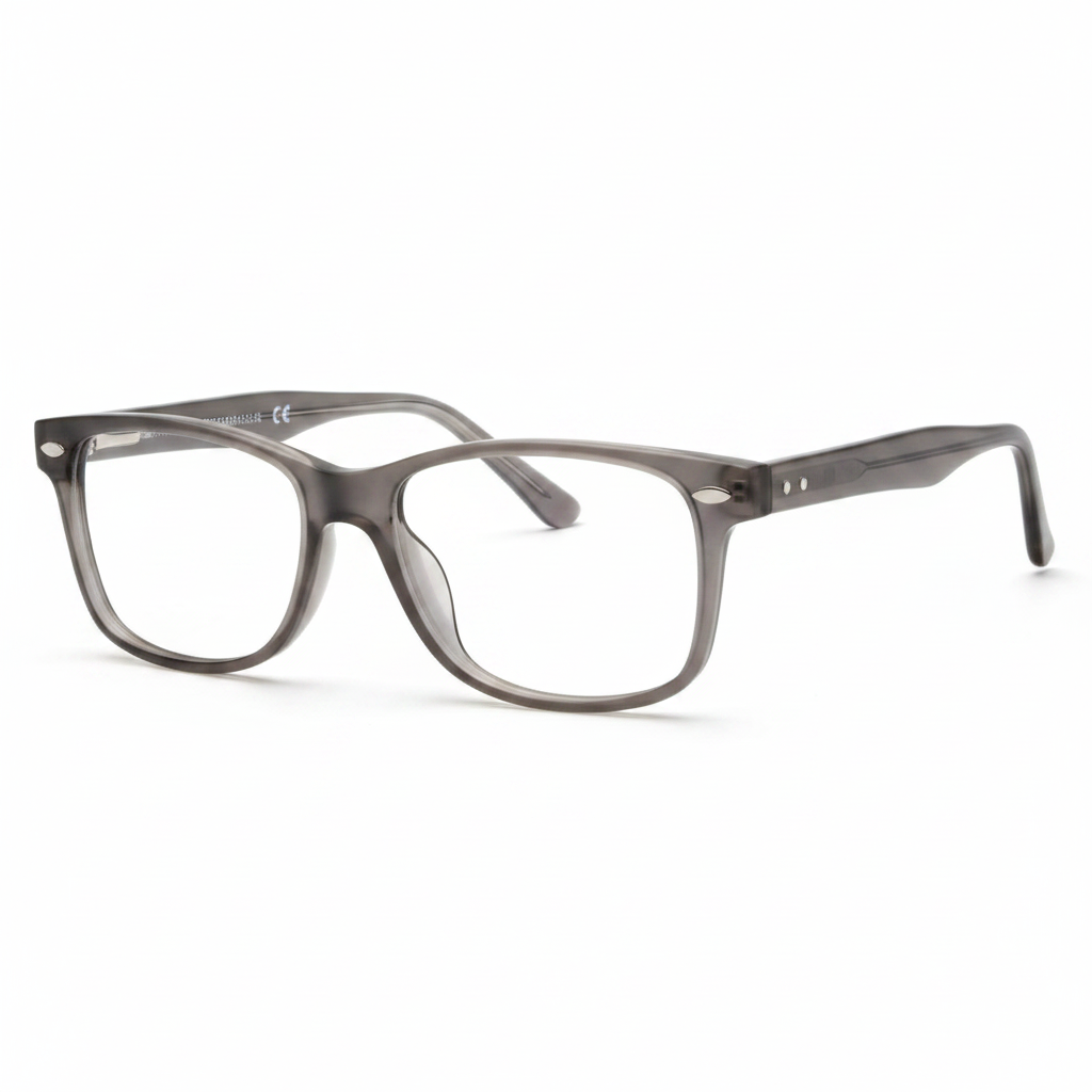 Translucent Gray Wayfarer Eyeglasses 1:1